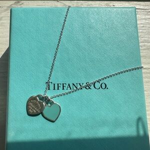 Tiffany Blue® Double Heart Tag Pendant